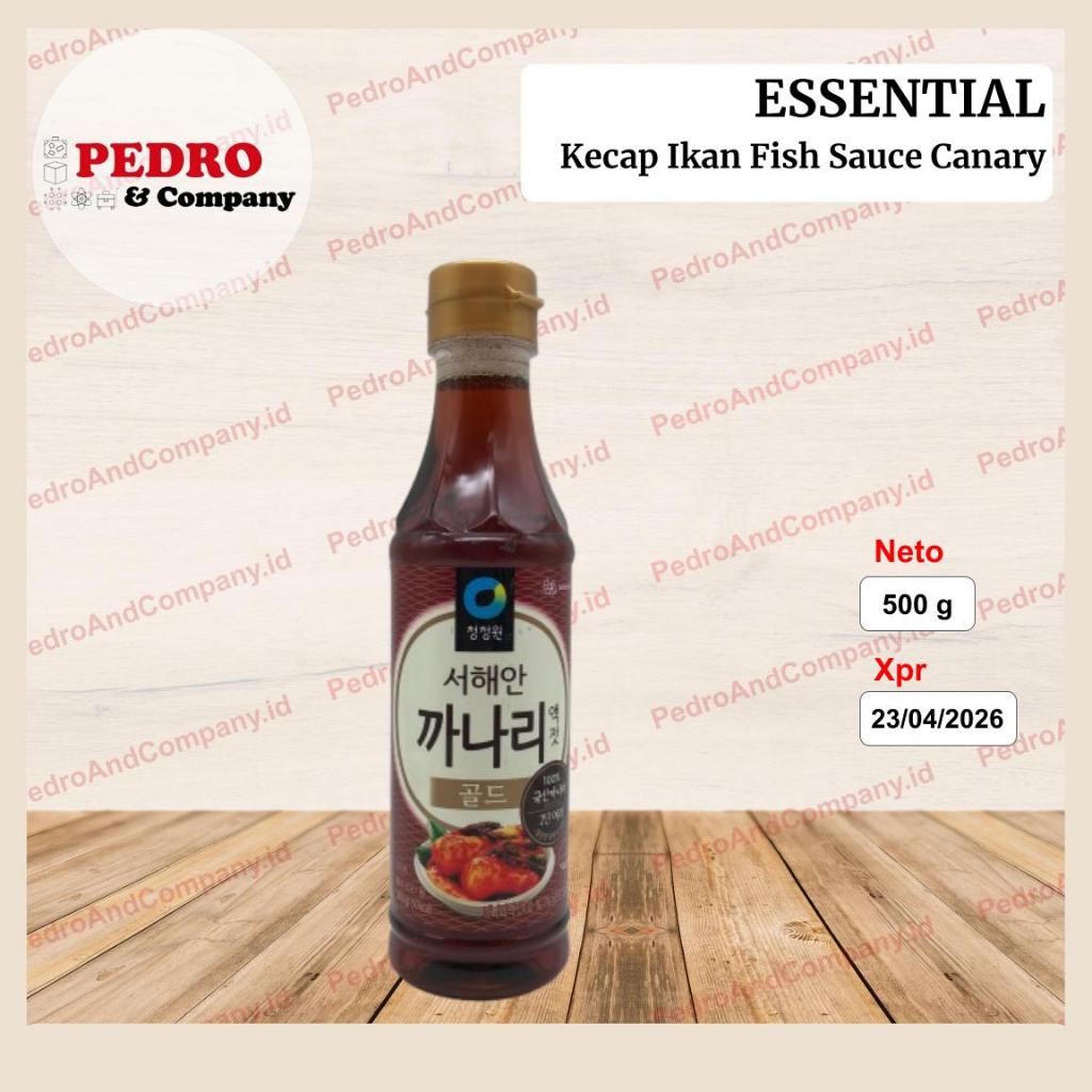 

Essential kecap ikan canary sauce 500 gr - chung jung one fish saus korea