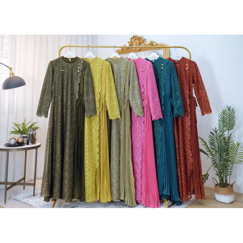 FENTAHOUSE/Fachriya dress by Fentahouse/dress cantik/dress mewah/dress brukat