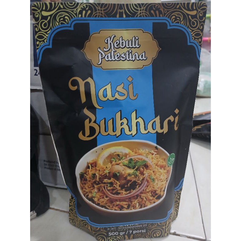 

PAKET NASI BUKHARI BUMBU LENGKAP 500G MERK KEBULI PALESTINA EXP 12/2025