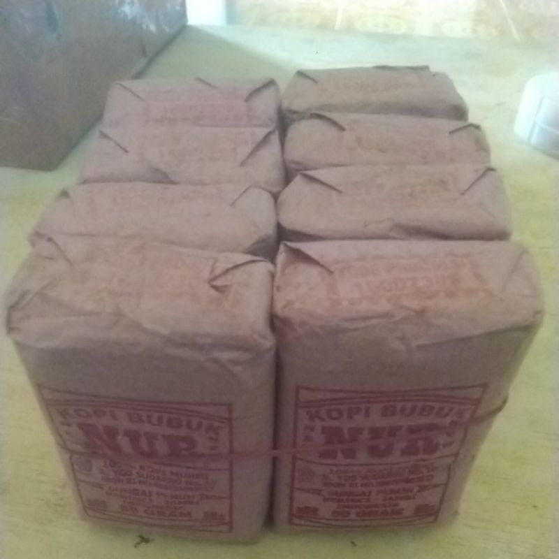 

Kopi Nur 5 ons - 1/2 Kilo Kemasan 50 gram isi 10