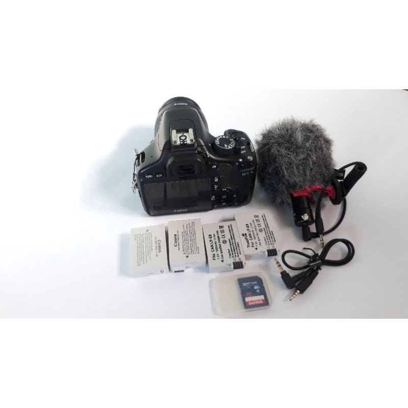 Paket Camera Canon EOS 550 D + Mic Eksternal Boya
