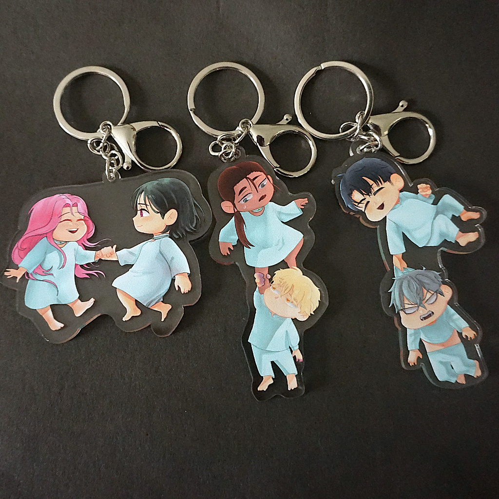Gantungan kunci / keychain Alien Stage ( ALNST ) IvanTill, MiziSua, HyuLuka