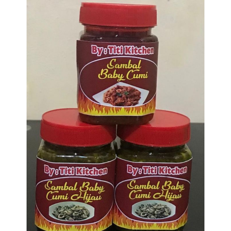 

Titi Kitchen-Sambal baby cumi-sambal cumi merah-sambal cumi