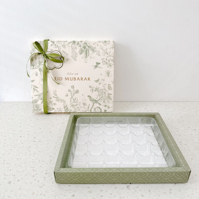 

(Isi 5 Pcs) Box Leila | Kotak Sekat Nastar Lebaran Idul Fitri Box Nastar Sekat Mika isi 20 isi 30pcs