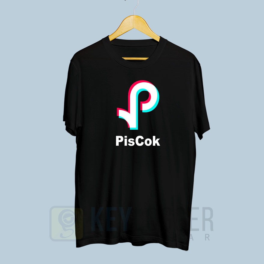 Baju Kaos Plesetan Lucu Unik Logo Merek piscok 92