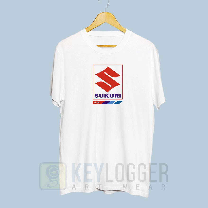 Baju Kaos Plesetan Lucu Unik Logo Merek Sukuri Suzuki 101