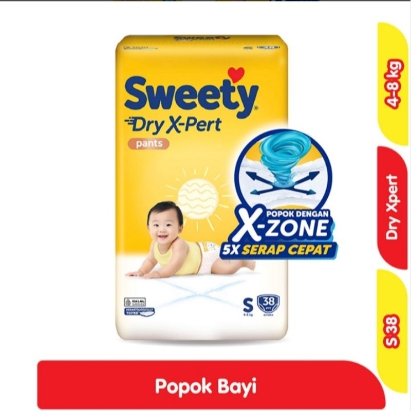 2 BALL SWEETY PANTS | PAMPERS BAYI | PAMPERS SWEETY | POPOK SWEETY | POPOK BAYI
