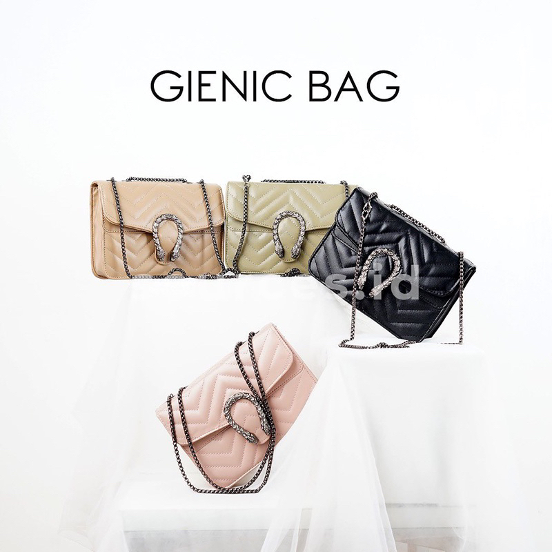 Gienic Bag | Sources.id Original - Tas Selempang Rantai Wanita