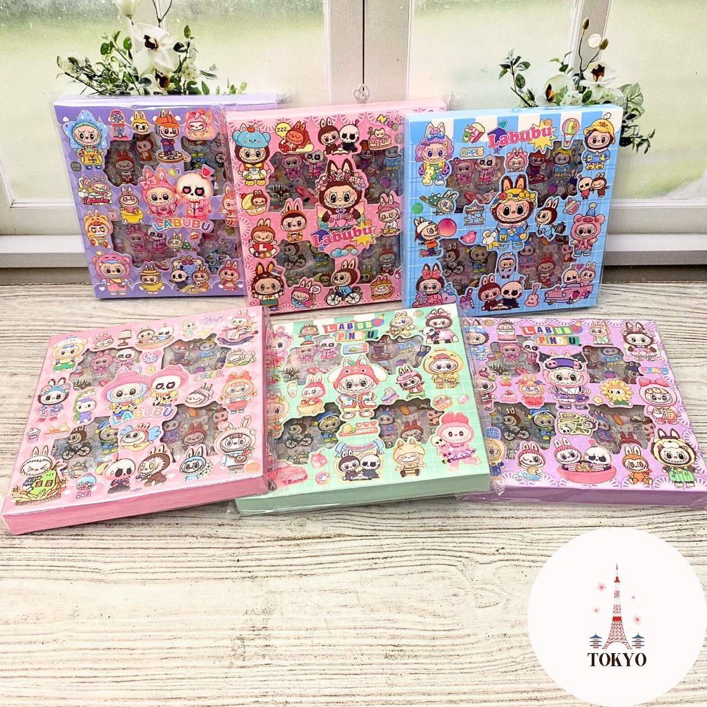 

Stiker 100 Lembar Labubu Scrapbook Lucu Imut Stationery