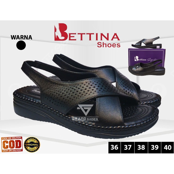 BETTINA Sandal Tali Karet Slop Ringan Santai Casual Kasual Wanita Perempuan Original