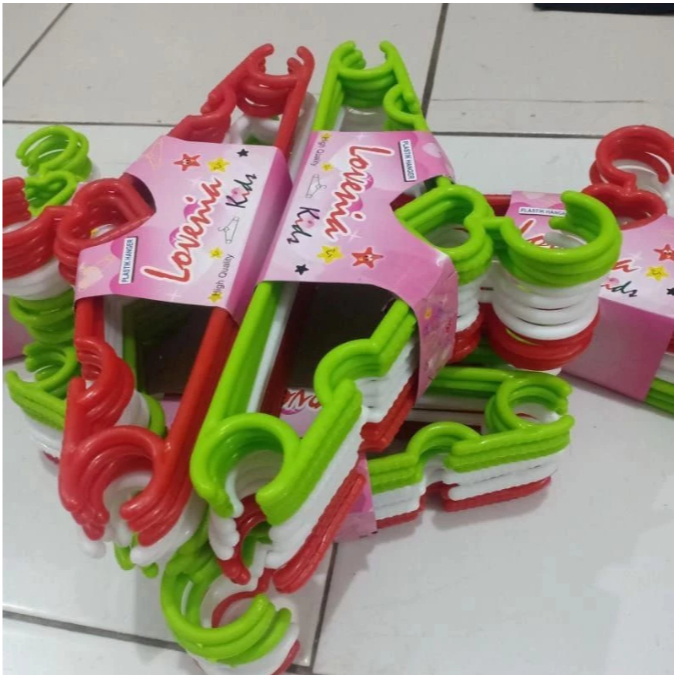 PROMO HANGER ROTAN ANAK LOVENIA WARNA, PROMO GANGTUNGAN BAJU ANAK LOVENIA WARNA, PROMO HANGER BAJU A