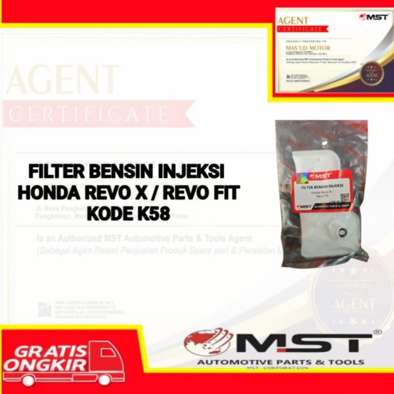 FILTER  BENSIN  INJEKSI HONDA  REVO X / REVO FIT Kode K58