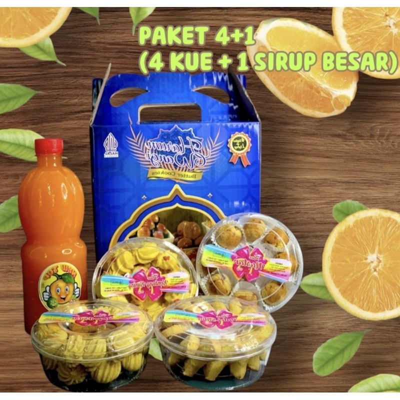 

Paket kue lebaran 4 kue dan 1 sirup