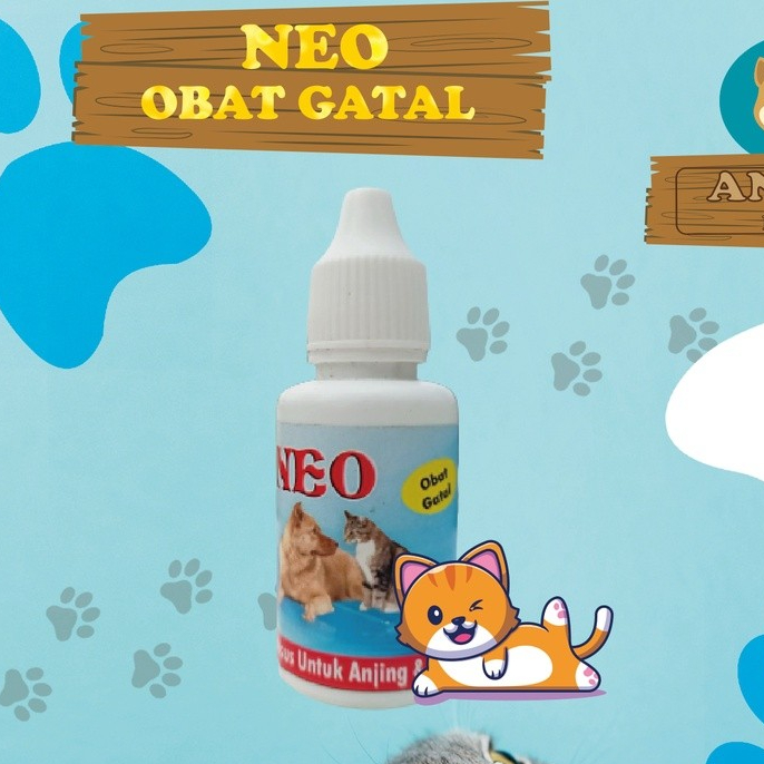 OBAT GATAL KUCING & ANJING NEO 30ML MEMBANTU MENGATASI GATAL GATAL PADA HEWAN