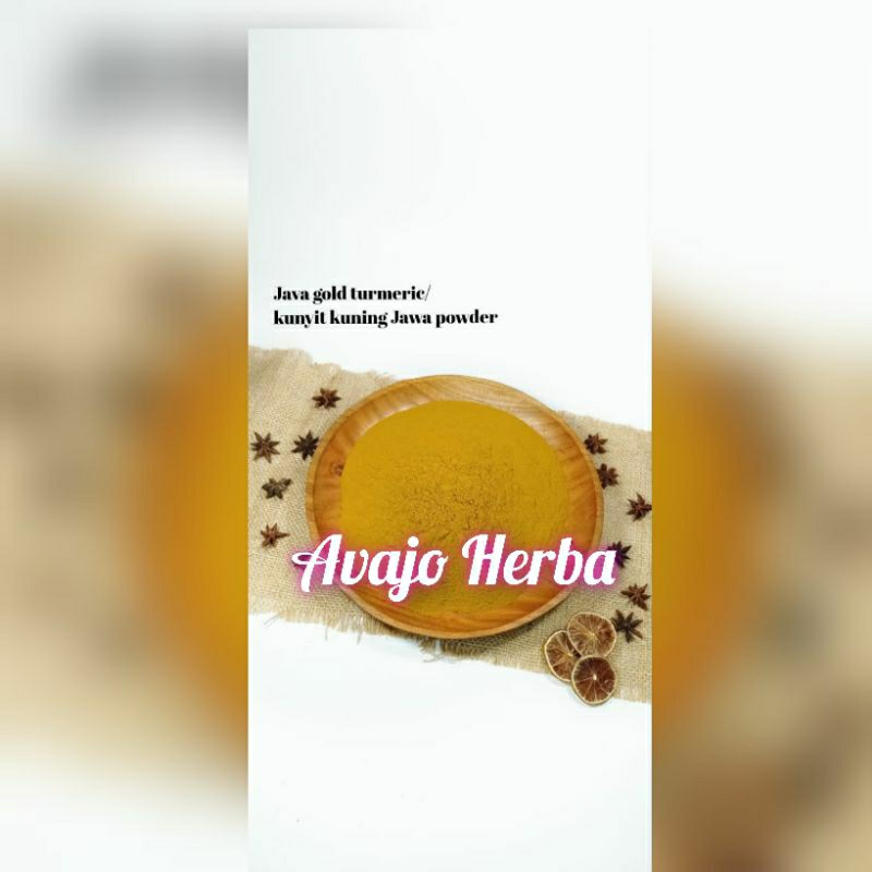 

BUBUK POWDER KUNYIT KUNIR KUNING 100 GRAM