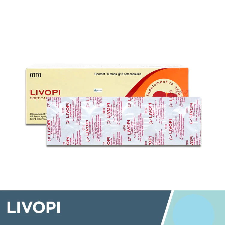 Livopi 30 Kapsul - Suplemen Kesehatan Hati