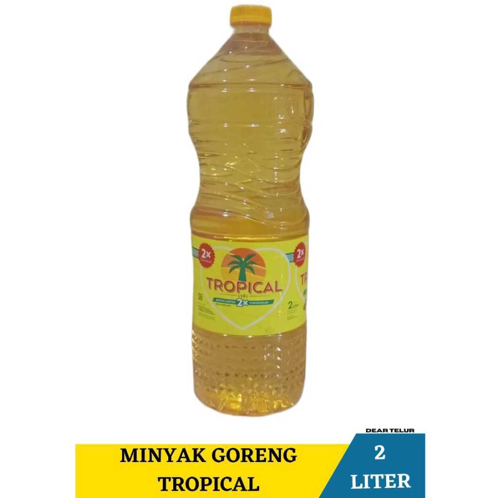 

minyak goreng 1 dus tropical botol 2 liter isi 6 PCS