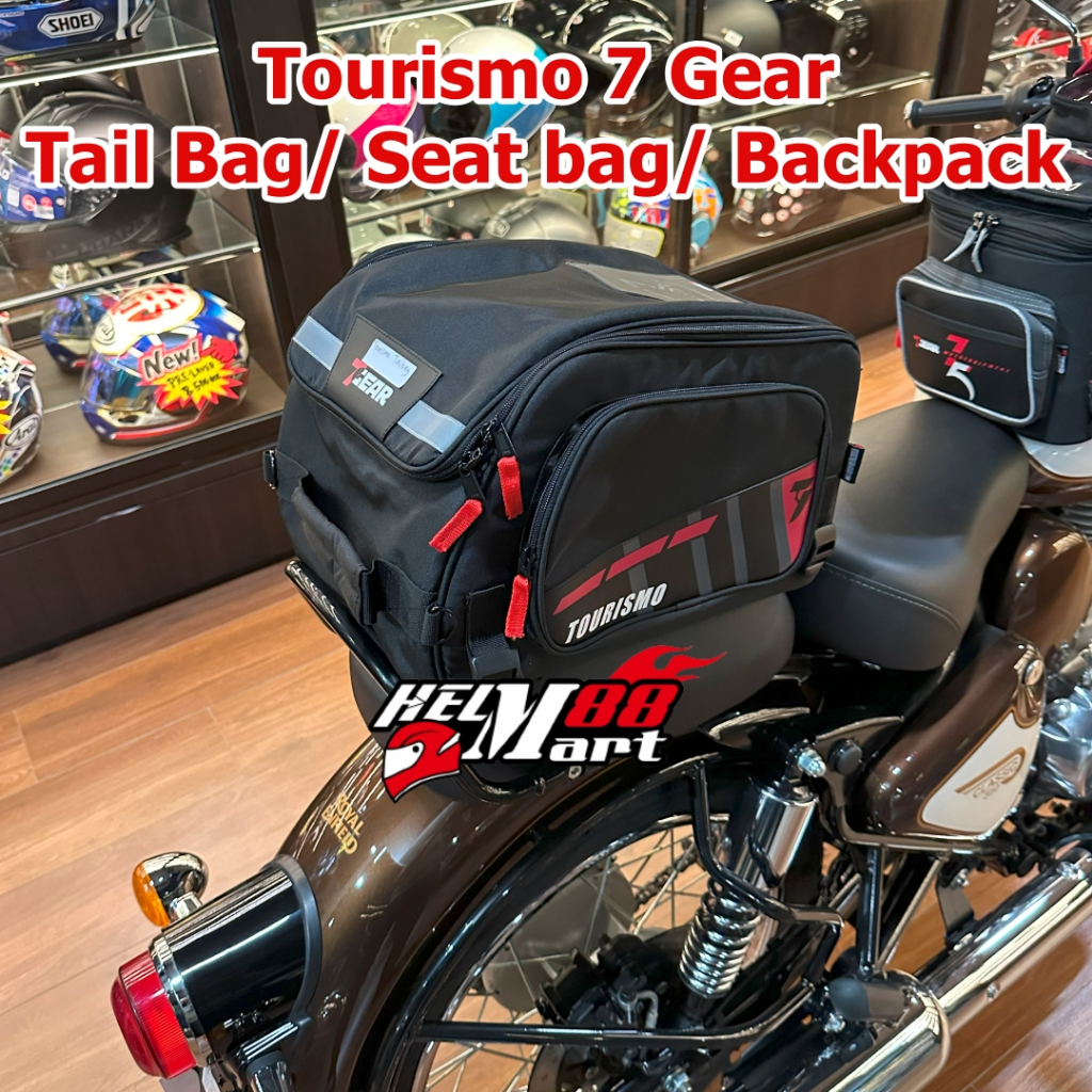 Tail Bag Tourismo Seat Bag 7Gear Tas Motor Belakang Jok Tas Touring Tas Multifungsi