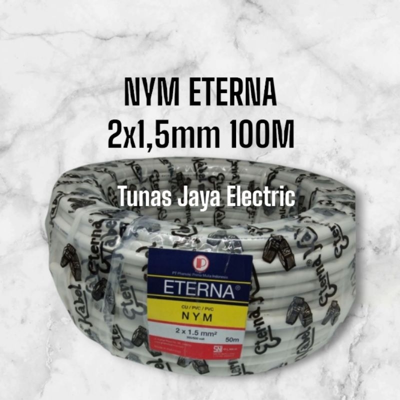 Kabel Kawat NYM 2x1,5mm @100M ETERNA