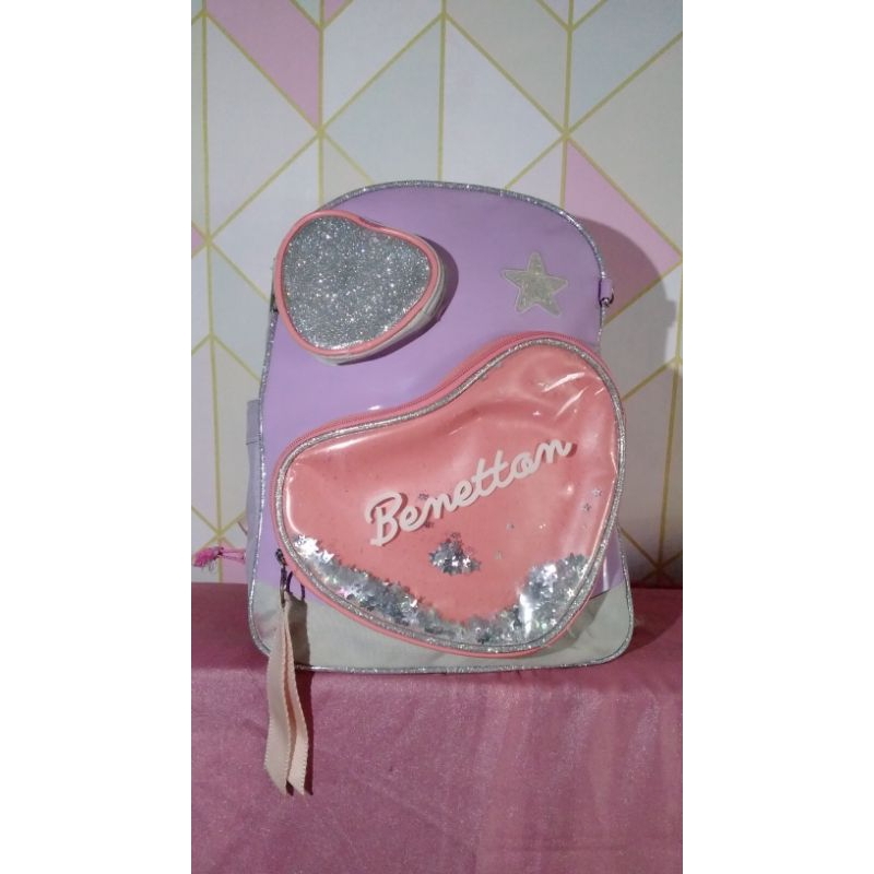 Tas Ransel Preloved Benetton