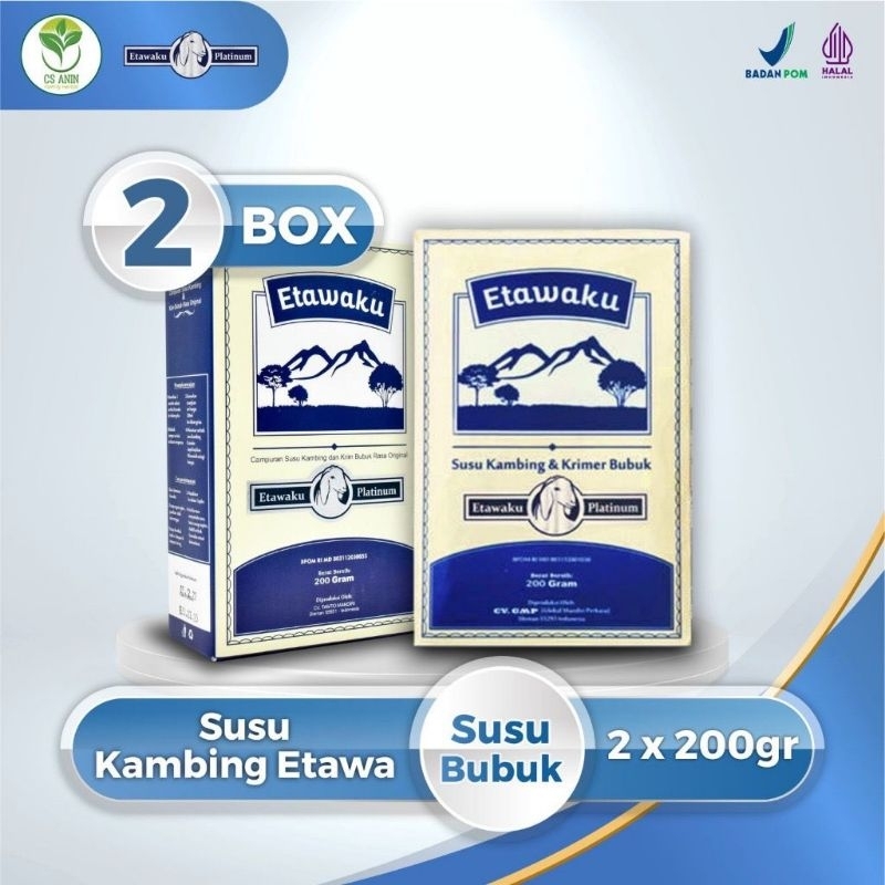 

Susu Etawaku 2 Box - Ampuh Sembuhkan Sakit Pernafasan Sesak Nafas / Bersihkan Nikotin / Batuk Berdahak Flu / Asma / Bron
