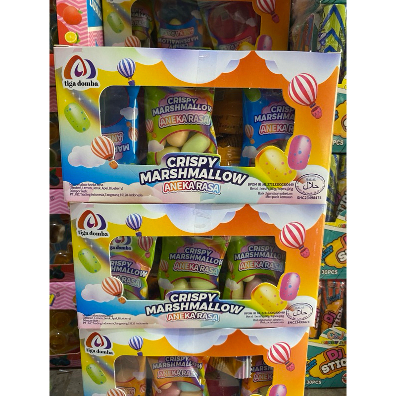 

Permen Marsmelow Crispy isi 30pcs/box
