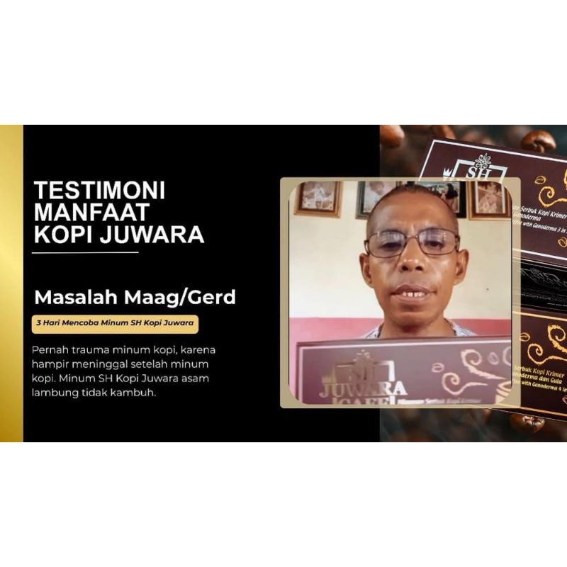 

kopi kesehatan ganoderma juwara 4in1