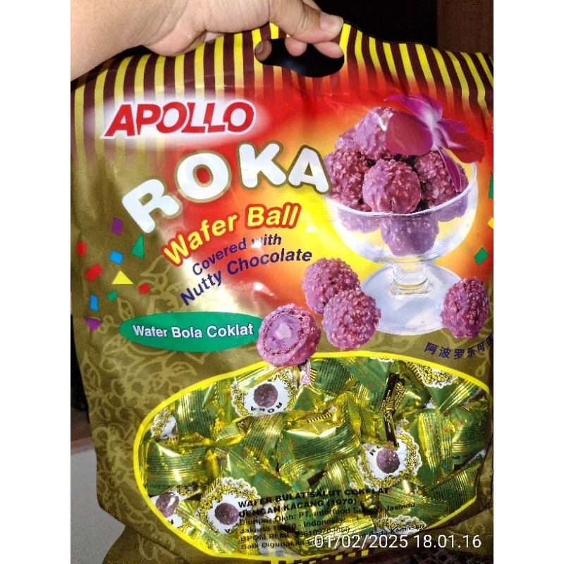 

Roka Wafer Bola Coklat Kemasan