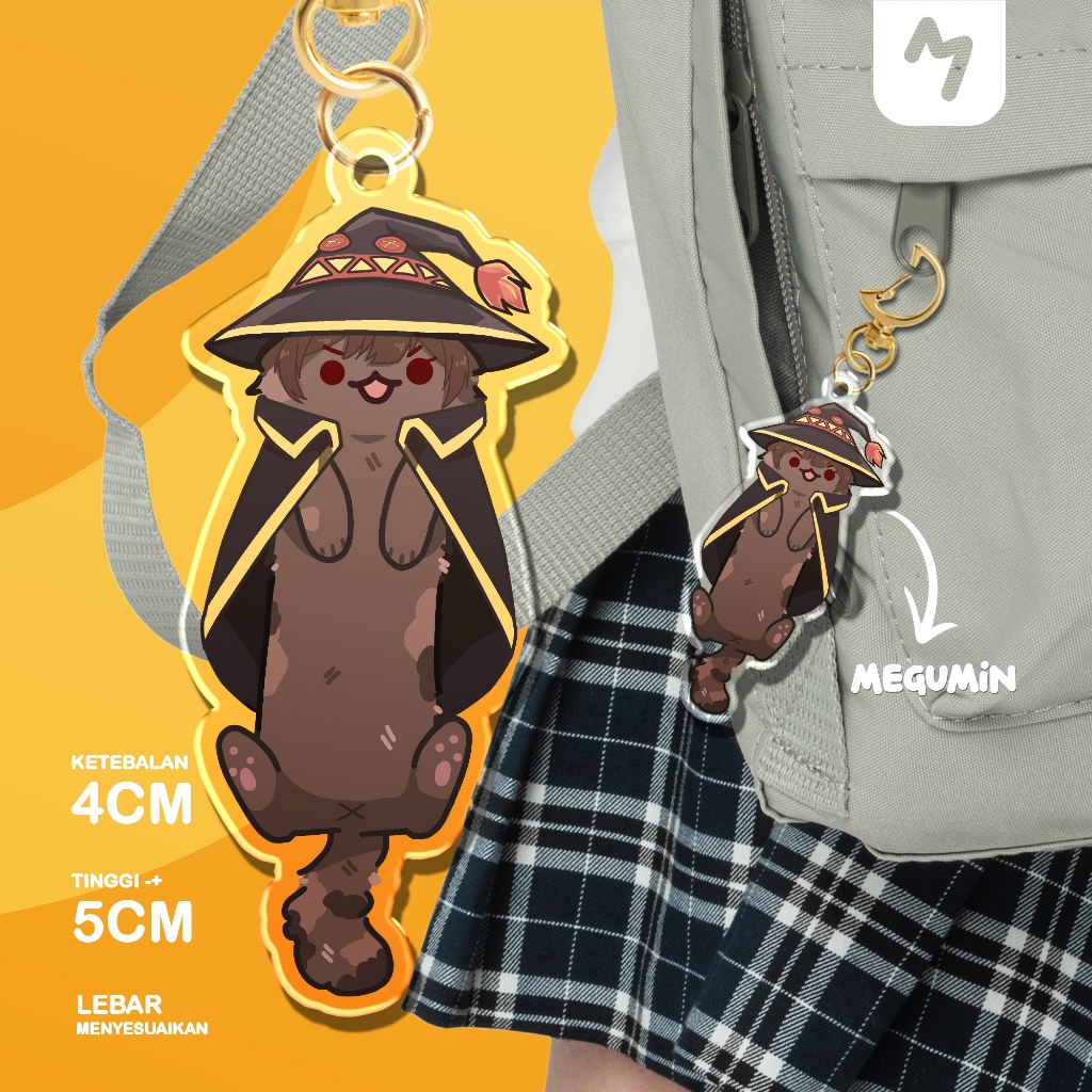 Gantungan Kunci Konosuba Megumin by Nimiaoo