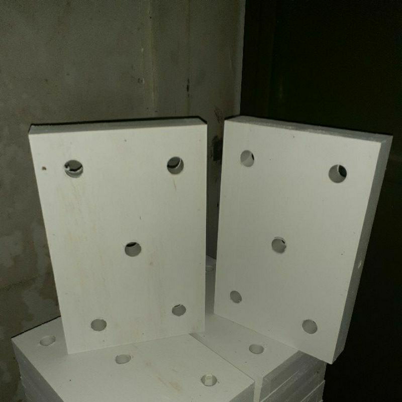 1 pasang alas kayu tatakann standing  lamp dekorasi