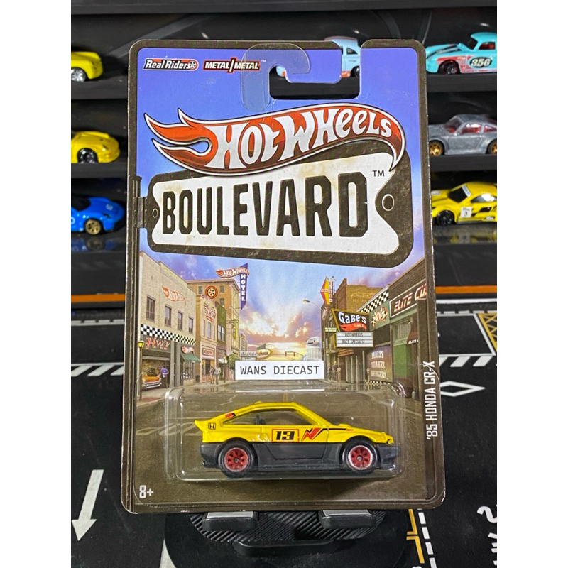 Hot Wheels Premium 85 Honda CRX Boulevard ERROR Tanpa Kaca