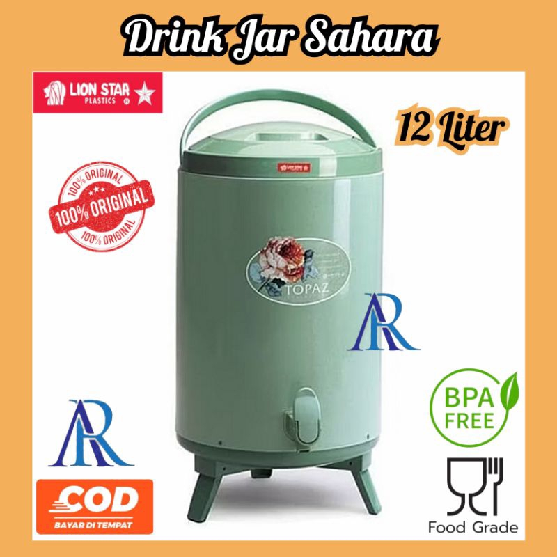 DISPENSER SAHARA DRINK JAR LIONSTAR 12 LITER/ LION STAR Sahara Drink Jar / Termos Dispenser Air pana