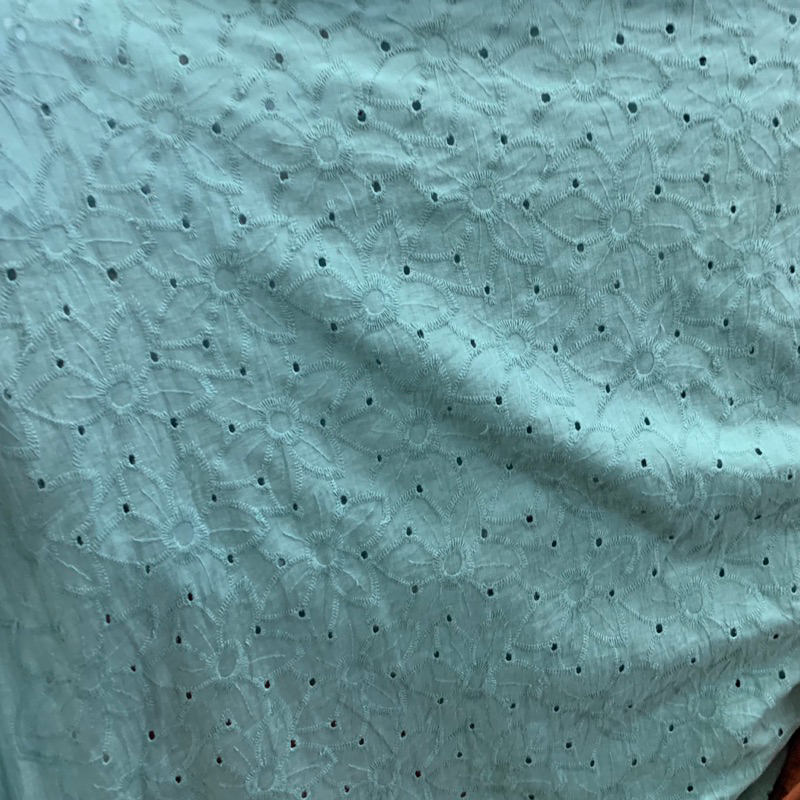 kain katun bordir premium - kain katun bordir bolong premium - kain katun bordir antik [TOSCA]