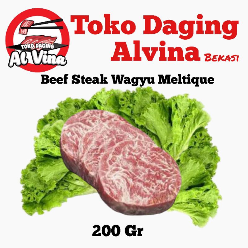 

Beef Steak Wagyu Meltiq 200 gr (super empuk dan gurih)-toko daging alvina