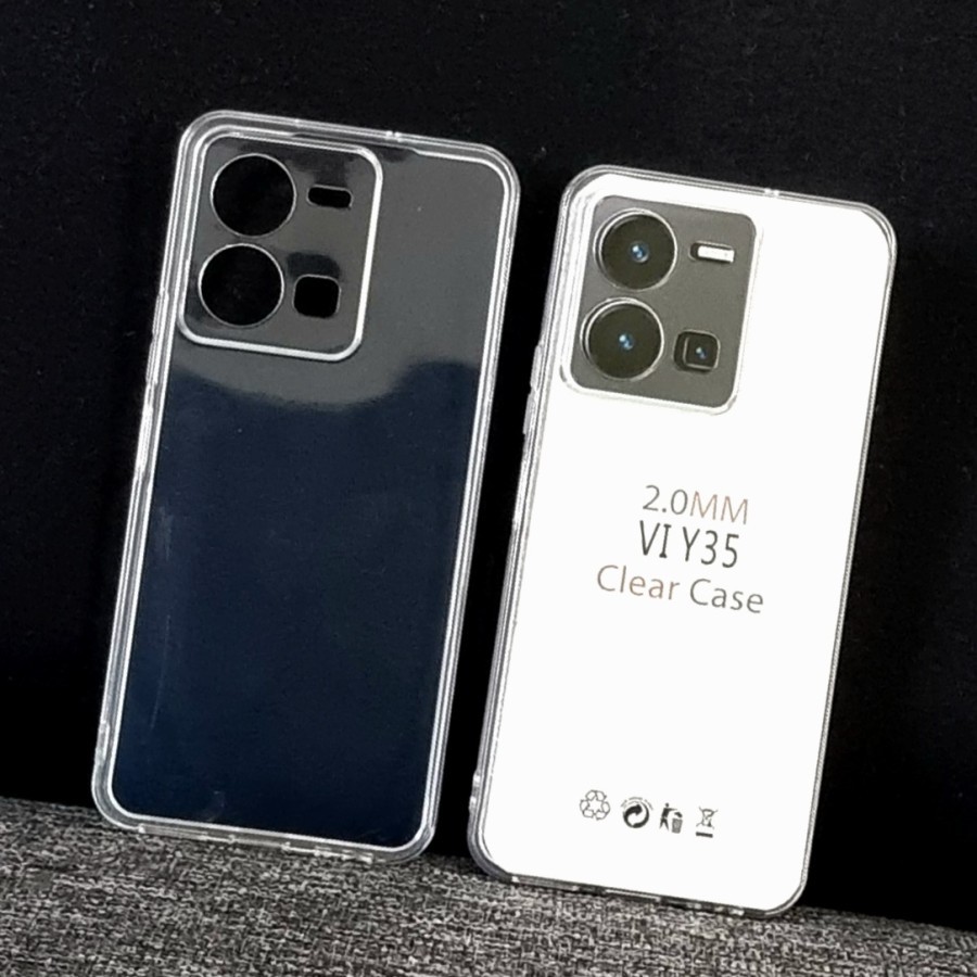 Soft Case Vivo Y35 Casing Clear HD SoftShell Bening Jelly Softcase