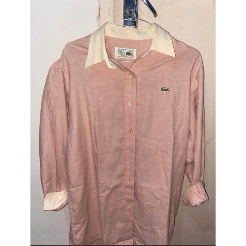 KEMEJA PINK ORIGINAL LACOSTE RARE