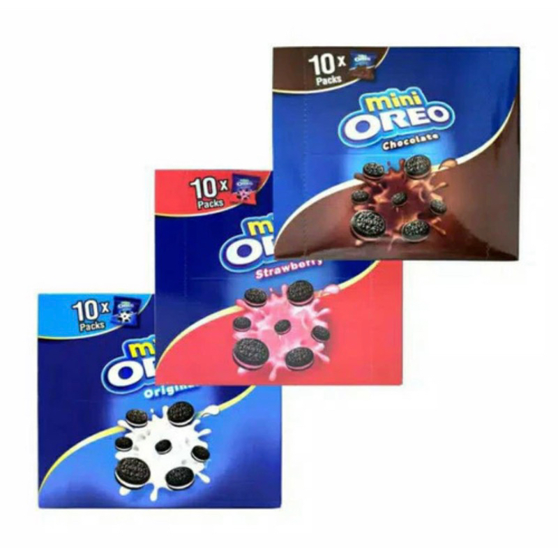 

Mini Oreo Original, Strawberry dan Chocolate 10 x 20 4gr