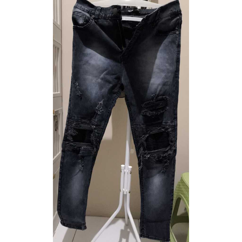 UPRISE NAVY BIKE CELANA JEANS UPRISE DENIM SIZE 31