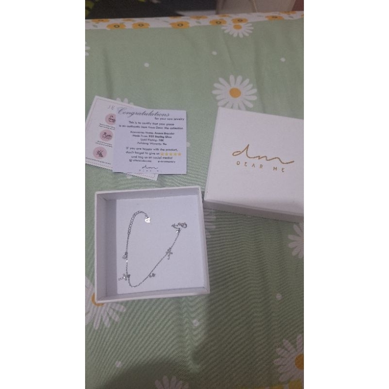 Preloved Amara Bracelet gelang sterling silver Dear me salib
