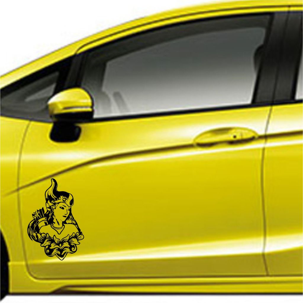 stiker mobil wayang cutting sticker wayang srikandi stiker pintu mobil keren unik