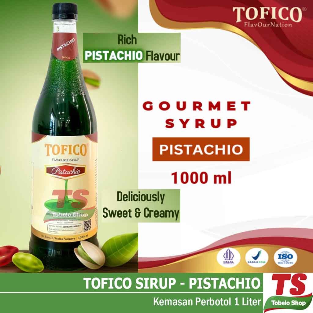 

TOFICO PISTACHIO SYRUP 1 LITER / TOFICO SIRUP PISTACHIO