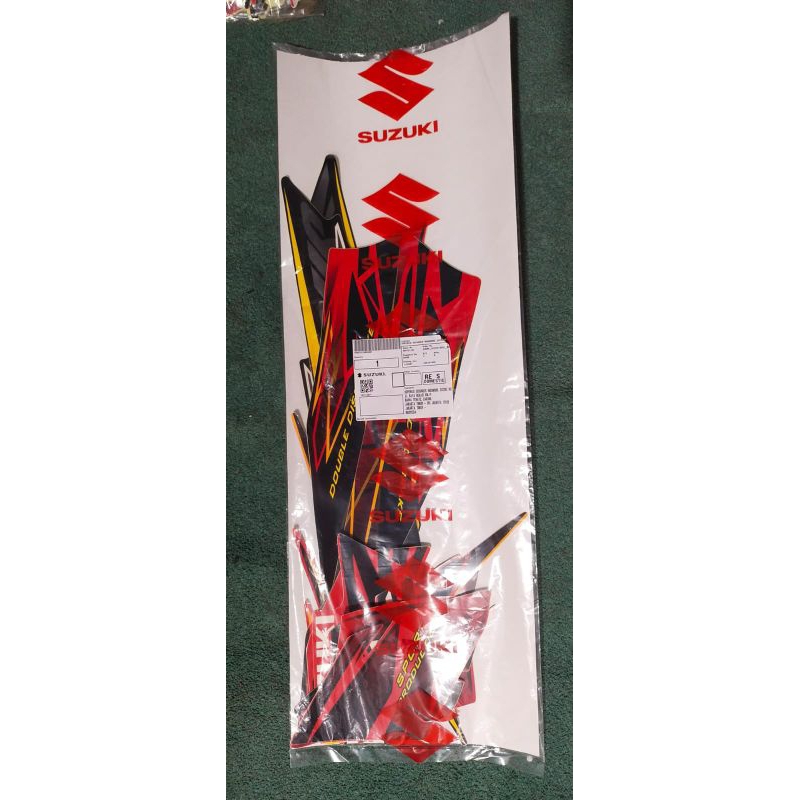 Striping Suzuki Shogun Sp FD 125 Merah 2007 original SGP 100%