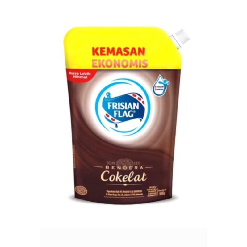 

susu bendera frisian flag cokelat 545 gr