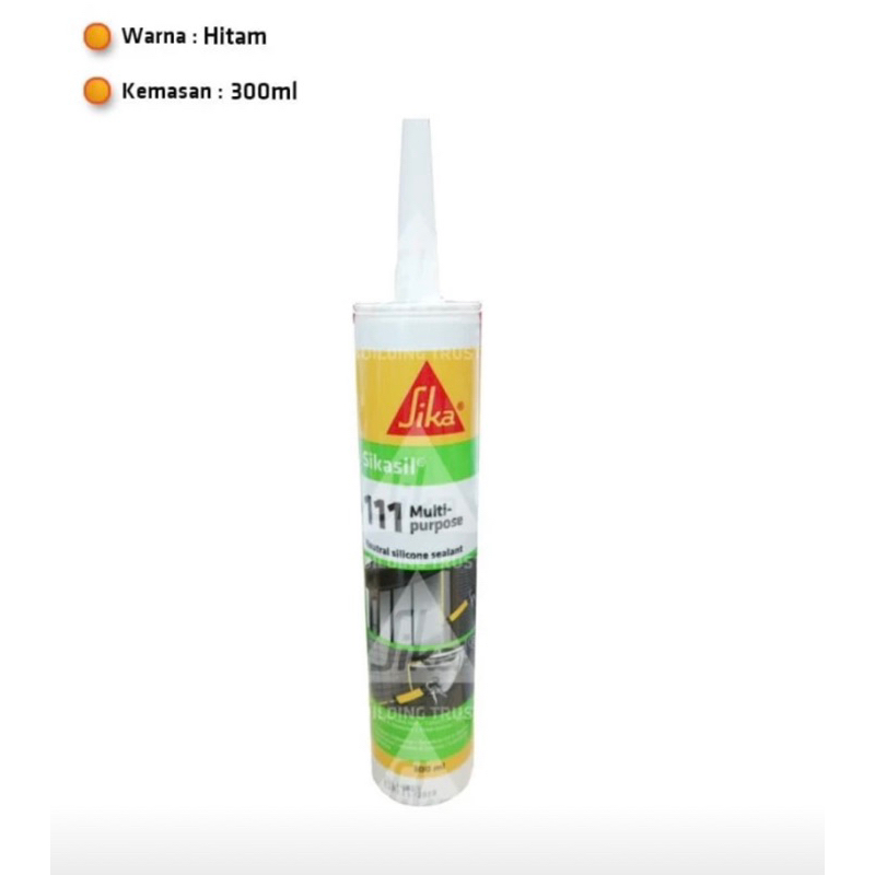 Sikasil-111 MP hitam silicone sealant pengisi celah