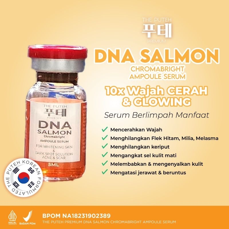 BPOM SALMON DNA AMPOULE SERUM MTS/DERMAPEN/DERMAROLLER