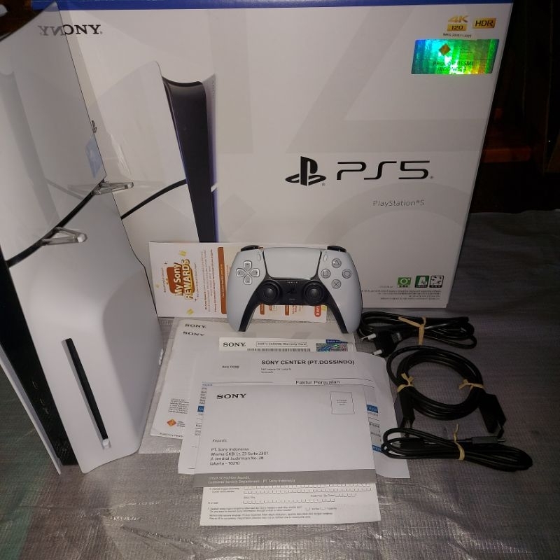 PS5 SLIM DISK GAR RESMI INDONESIA FULLSET SECOND/BEKAS