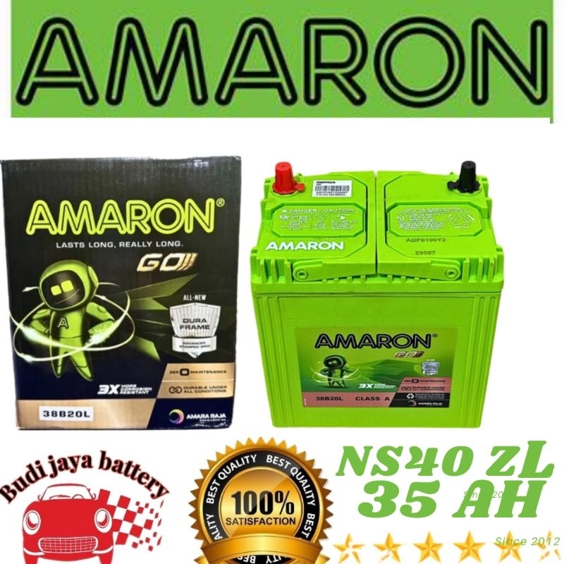 Amaron 38B20L 35 Amper Ertiga Mobilio Agya Ayla Sigra calya