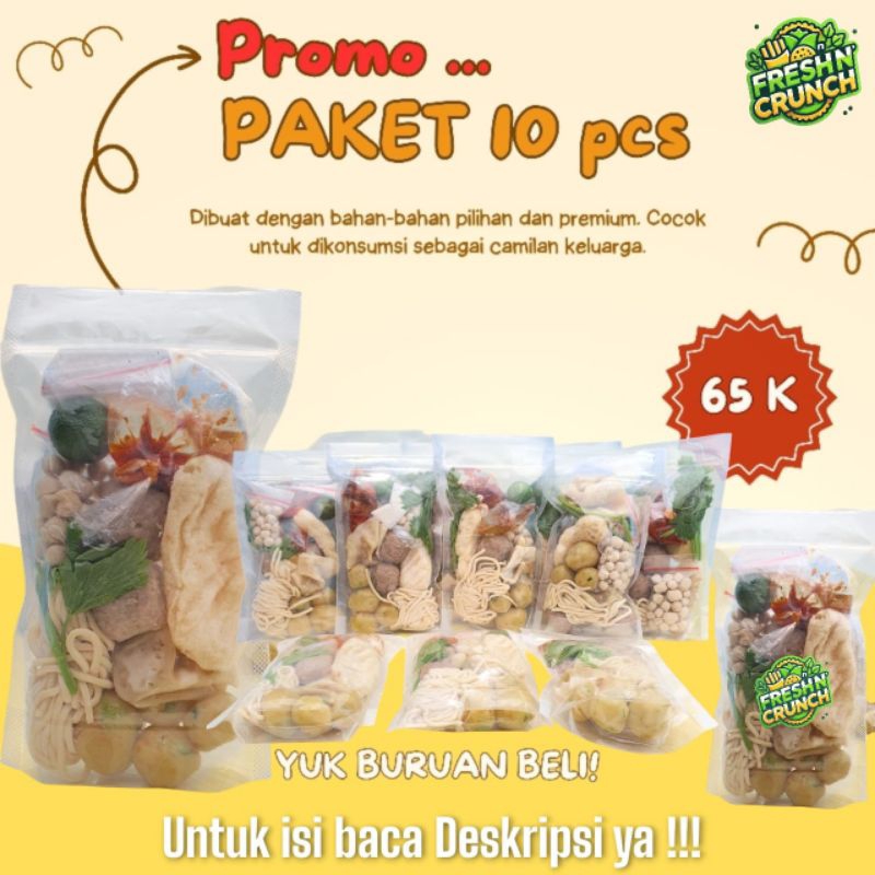 

BASO ACI ( PROMO 10 PCS ) LENGKAP ISI PERBUNGKUS NYA