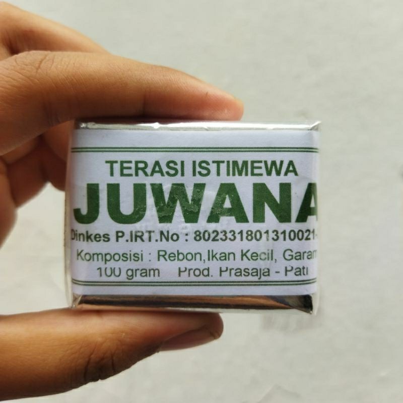 

Terasi, penyedap masakan kualitas super asli buatan Juwana Pati harga per 1/4 kg