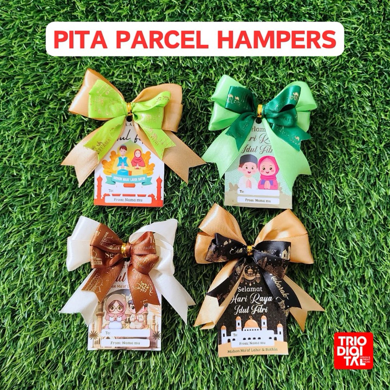 

Pita Satin Parcel Hampers Free Hangtag | Tali Pita Idul Fitri